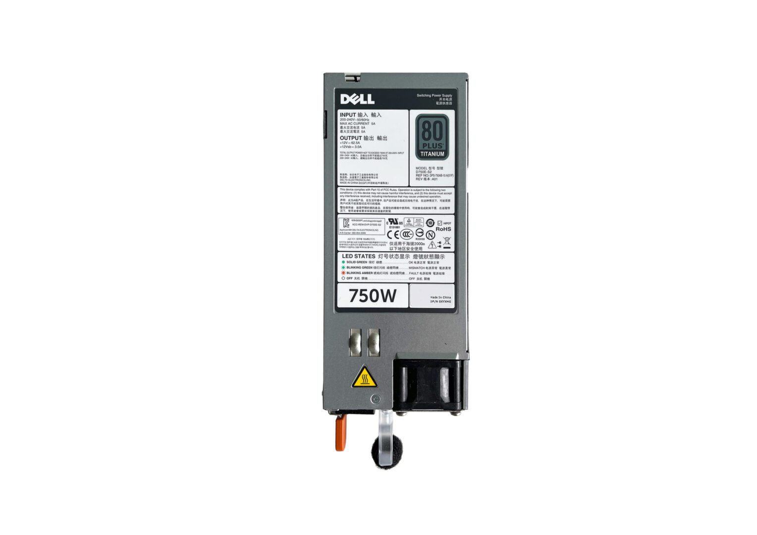 DELL PowerEdge PSU 750W 80 Plus Titanium 0XYXMG - House of Serverparts